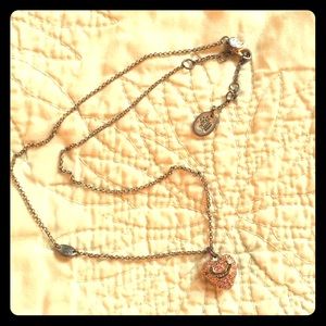 Juicy couture pink rhinestone heart
